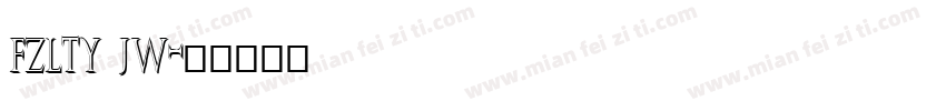 fzlty jw字体转换